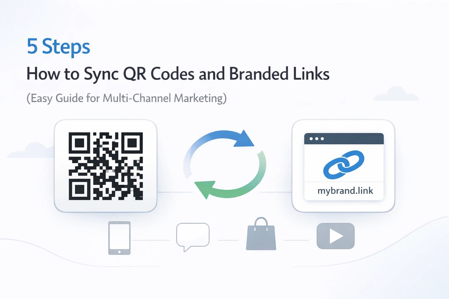 5 Steps How to Sync QR Codes and Branded Links (Easy Guide for Multi-Channel Marketing)